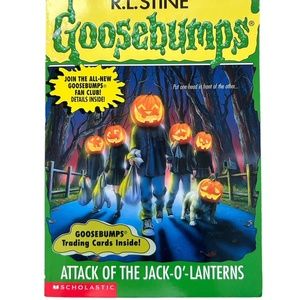 Goosebumps Attack of the Jack-O-Lanterns Trading Cards Attached